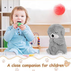 Breathing Teddy Otter – Glowing Musical Plush Toy for Baby Sleep, Sensory Lights, Rhythmic Motion & Soothing Sounds