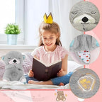 Breathing Teddy Otter – Glowing Musical Plush Toy for Baby Sleep, Sensory Lights, Rhythmic Motion & Soothing Sounds