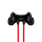 OnePlus Bullets Wireless Z2 Bluetooth Earphones with Mic – Acoustic Red | 30 Hrs Battery, Fast Charging, Deep Bass, IP55 Water Resistant
