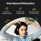 Revive Scalp Massager | 96 Silicone Kneading Points | Rechargeable Head & Body Massager for Relaxation & Hair Growth