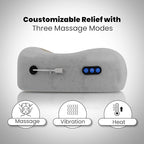 Neck Electric Massager U-Shaped Pillow with Vibration | Cervical Pain Relief, Memory Foam, Travel & Office Use