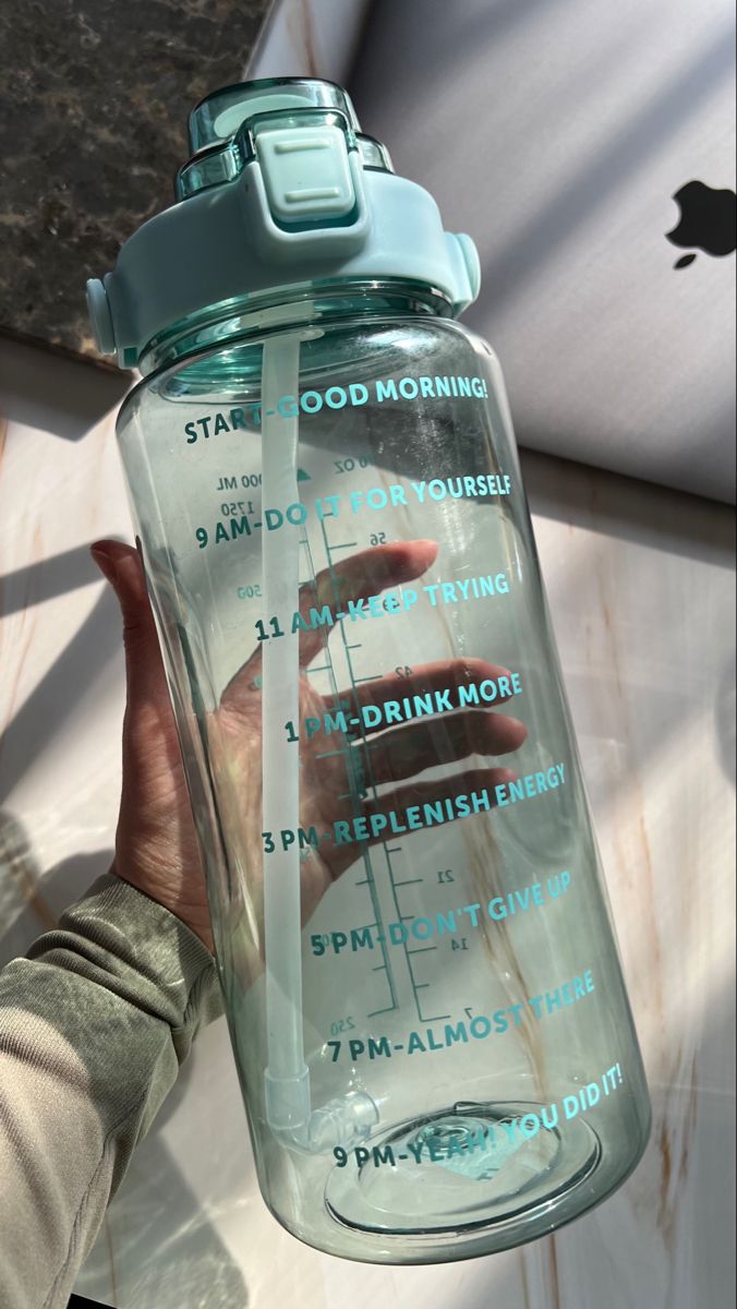 2 Litre Motivational Water Bottle with Straw, Flip Lid & Time Marker – Leakproof, BPA-Free, Portable Sports Bottle for Gym, Yoga, Travel & Daily Use