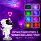 IC ICLOVER Astronaut Galaxy Projector – 5-in-1 Star Light & Nebula Lamp with Music Speaker, Moon Ambient Light & White Noise – Space Buddy Night Light for Kids & Adults, Room Decor & Gift